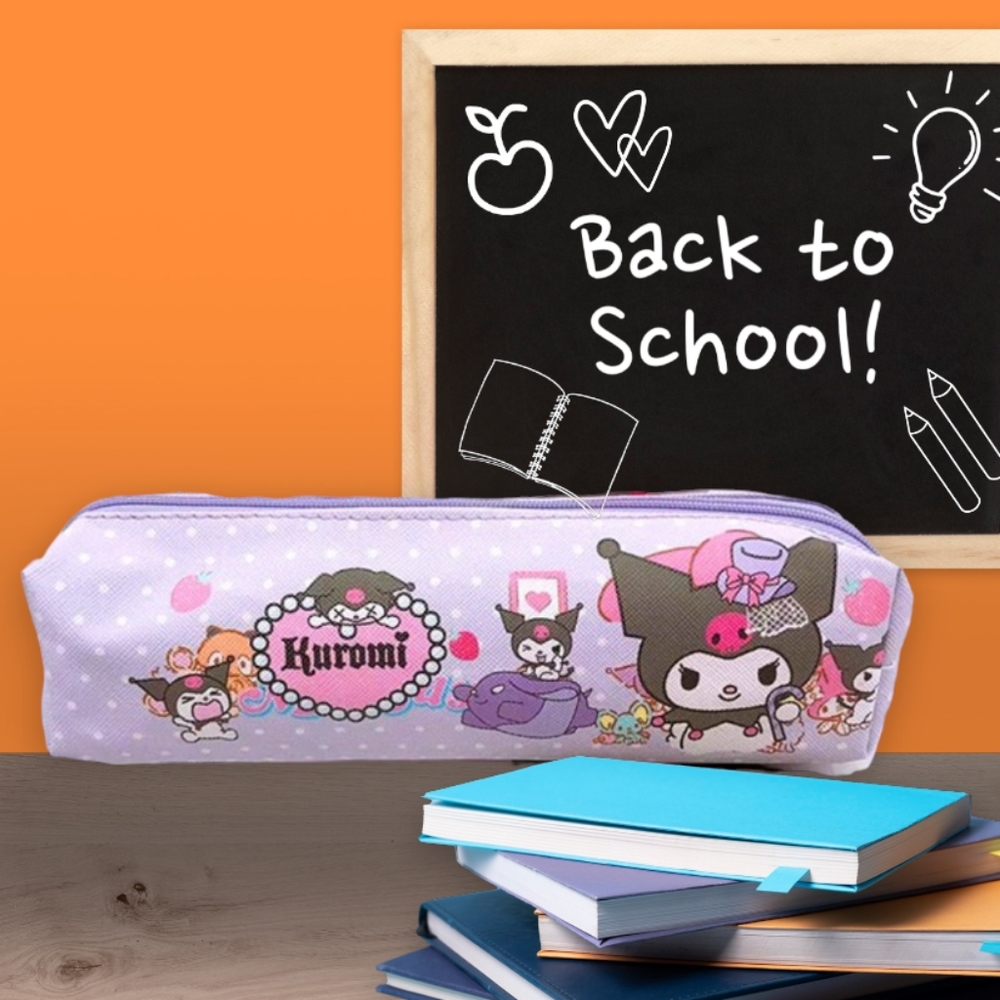Cute Kuromi School Supplie Kawaii Office Supplies,Pencil Case, Sanrio